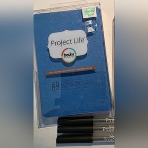 Project Life Multicolor Card Paper Craft Set with Pens NEW